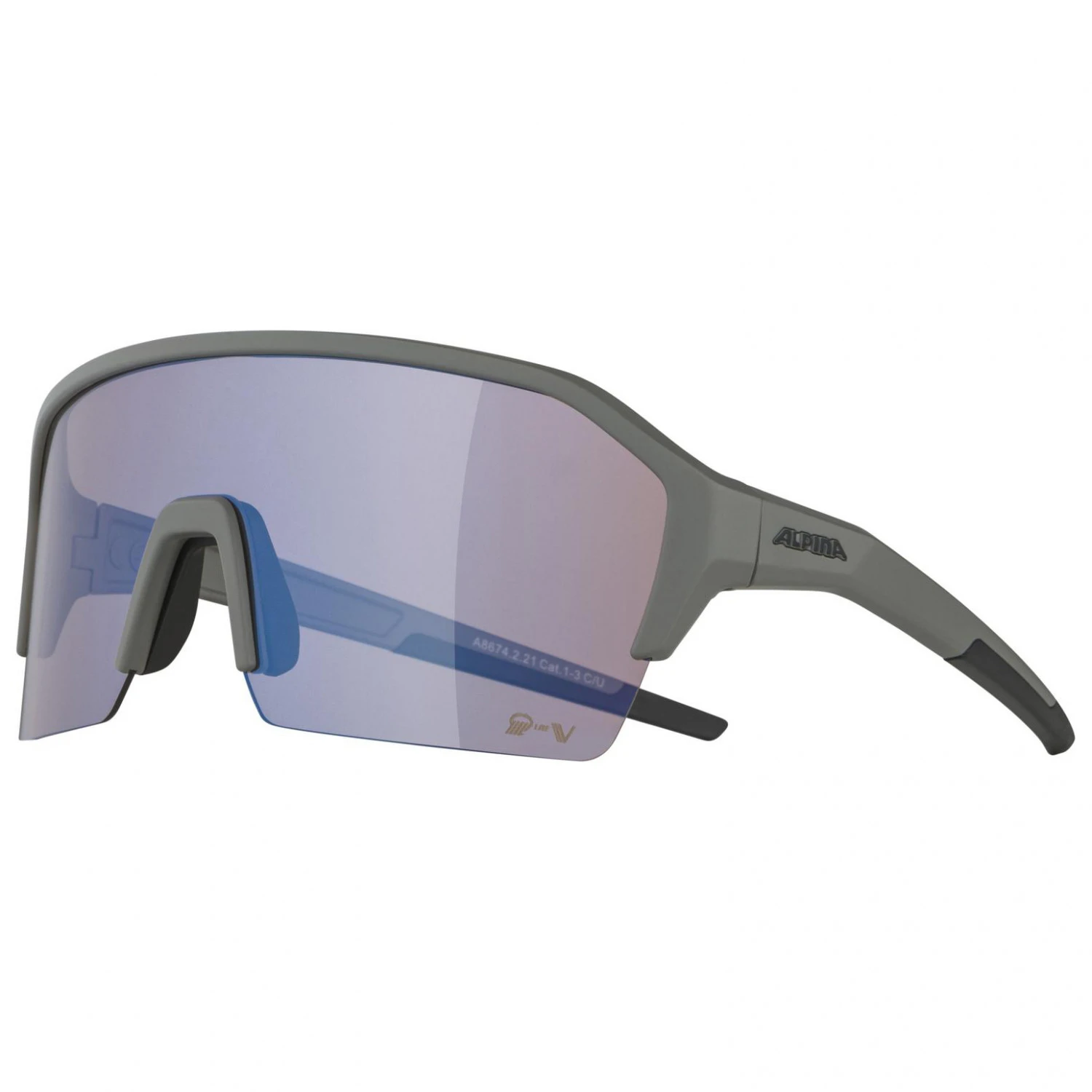 Alpina - Ram HR Q-Lite V Mirror Cat. 1-3 - Lunettes Vélo – Image 4