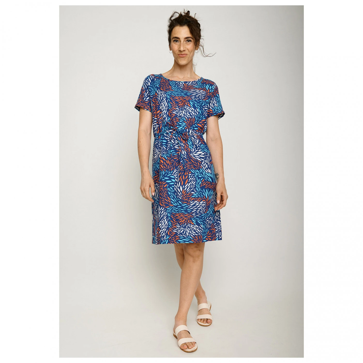 GreenBomb - Women's Sparkling Leaves Hop Dress - Robe – Image 2