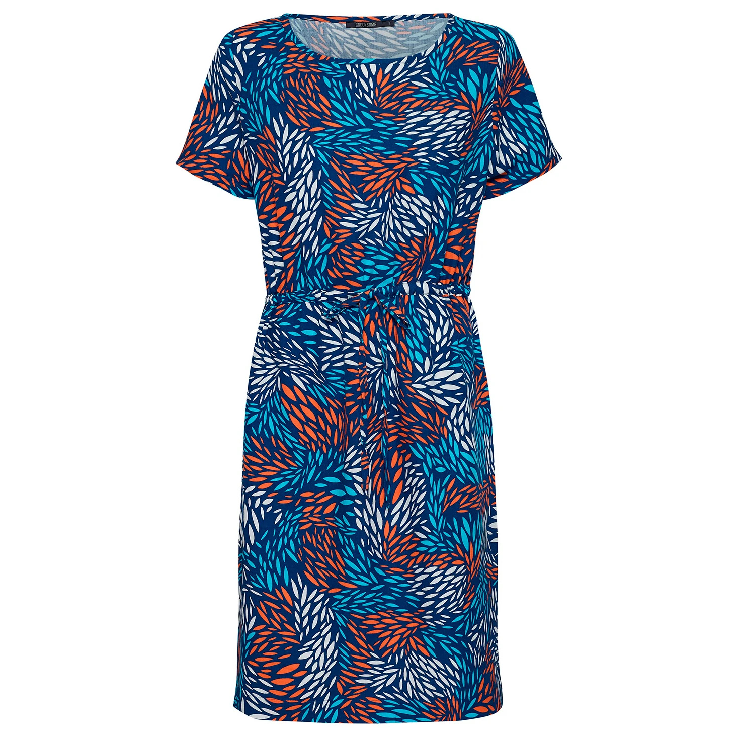 GreenBomb - Women's Sparkling Leaves Hop Dress - Robe