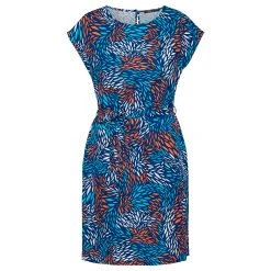 GreenBomb - Women's Sparkling Leaves Step Dress - Robe