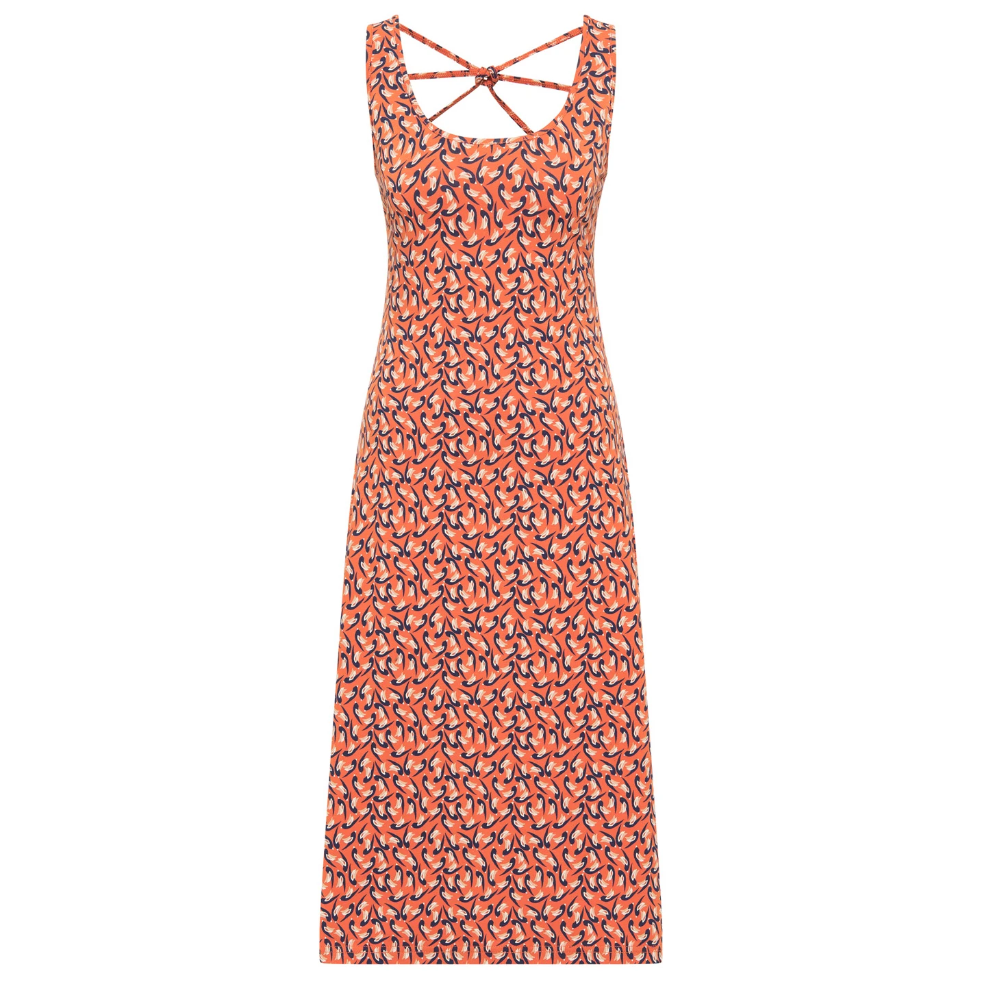 Tranquillo - Women's Jersey-Kleid Mit Rückenschnürung - Robe