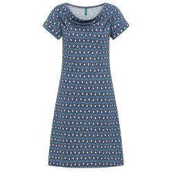 Tranquillo - Women's Jersey-Kleid S/S Geraffter Ausschnitt - Robe